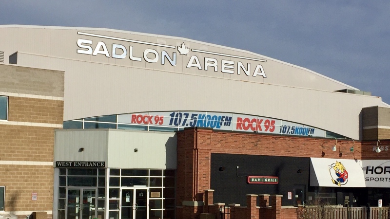 The Sadlon Arena in Barrie, Ont., is home to the OHL's Barrie Colts. (Steve Mansbridge/CTV News)
