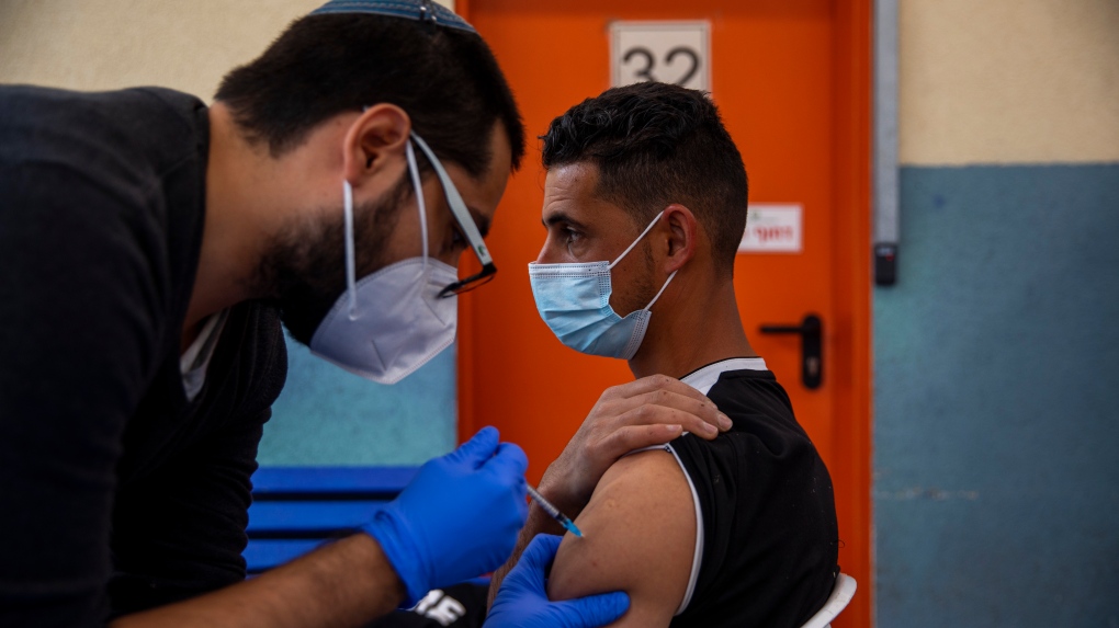 Israel West Bank Vaccinations