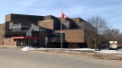 Saunders Secondary School in London, Ont. is seen Monday, March 8, 2021. (Sean Irvine / CTV News)