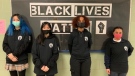 Students at Notre Dame Catholic High School in Ottawa created Black Lives Matter clothing that the school says can be worn as part of its uniform. (Photo submitted by Notre Dame Catholic High School)