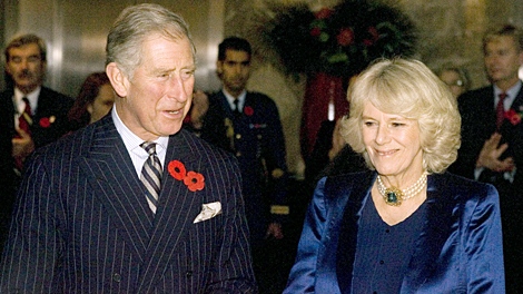 Their Royal Highness' Prince Charles (left) and Camilla, Duchess of Cornwall, attend a reception in Toronto on Wednesday, November 4, 2009. (Chris Young / THE CANADIAN PRESS)