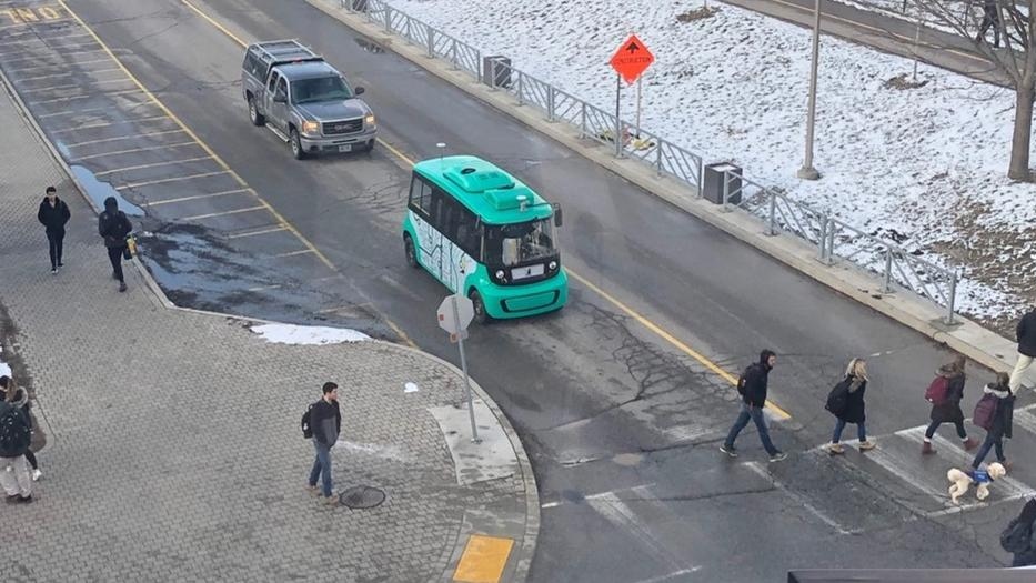 Self-driving shuttle bus could be coming to UW cam