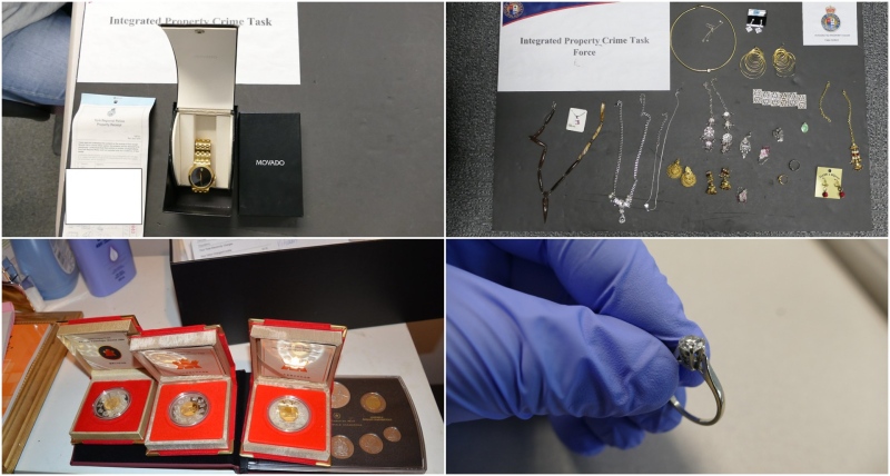 York Regional Police have released photographs of items recovered during a break and enter investigation. 