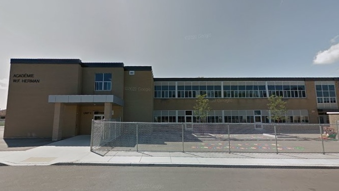 W.F. Herman Secondary school in Windsor,Ont. (Courtesy Google Maps)