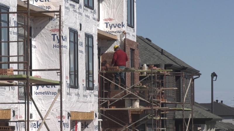 Some new construction homes in Stittsville have appreciated over $100,000 in value in less than a year.  (Colton Praill/CTV News Ottawa)