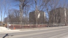 A new affordable housing development will be built at 122 Baseline Rd. W. in London, Ont., as seen Friday, March 12, 2021. (Daryl Newcombe / CTV News)