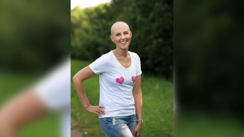 Courtney Yakimetz was diagnosed with breast cancer in January 2019 when she was 29 years old. After surgery and chemotherapy, she was briefly declared cancer free -- until a diagnosis in September 2020 when she was 28 weeks pregnant. 