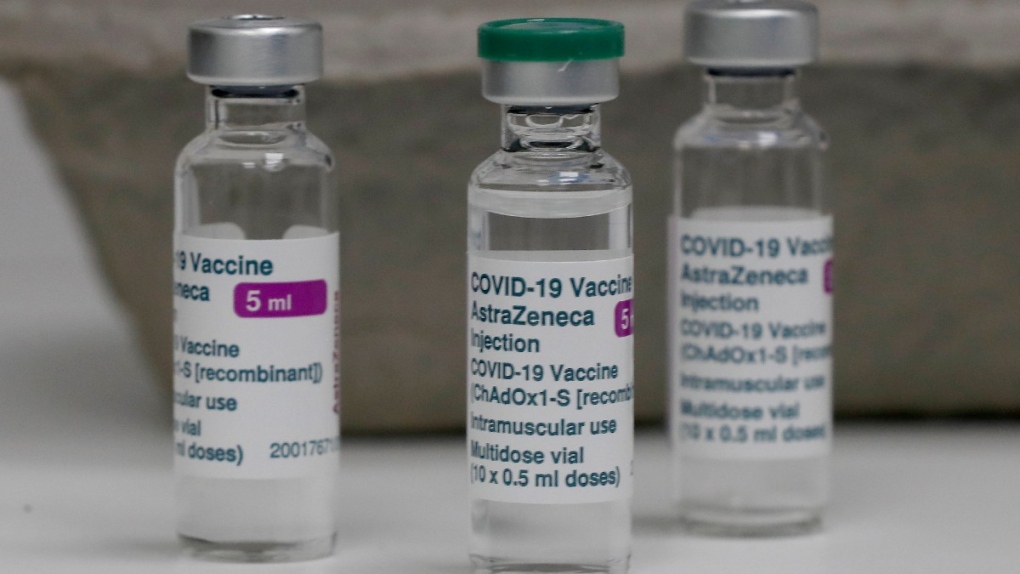 AstraZeneca vaccine bottles