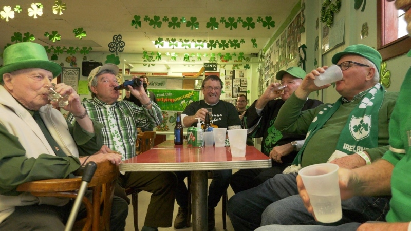 St. Patrick's Day at the Douglas Tavern in Douglas, 120 kilometres west of Ottawa. (Dylan Dyson/CTV News Ottawa)