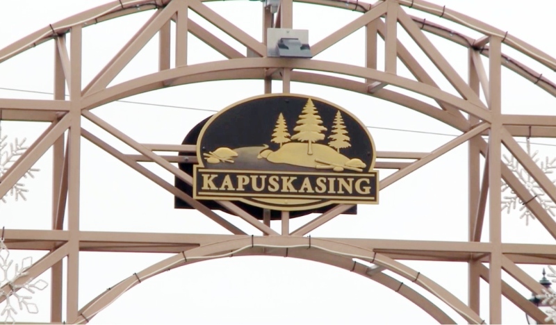 The Town of Kapuskasing sign. (CTV Northern Ontario file photo)