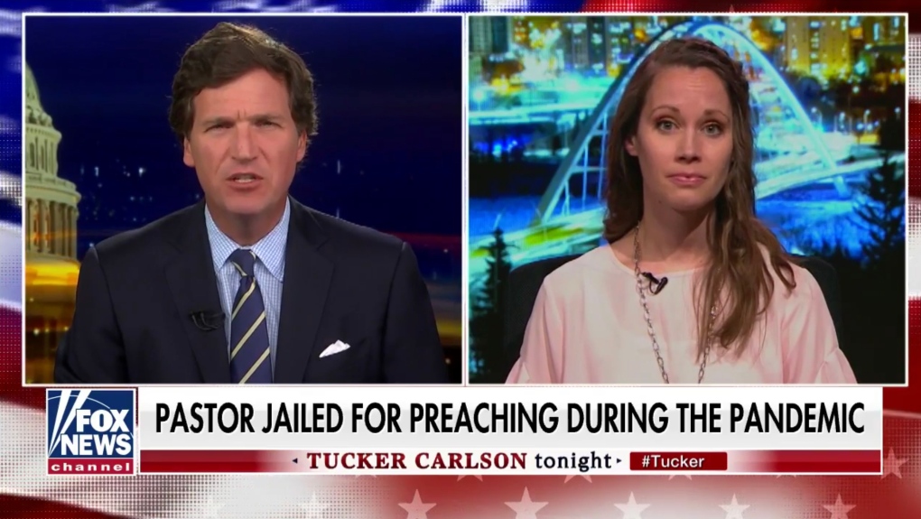 Jailed Alberta Pastor S Wife Appears On Fox News Tucker Carlson Tonight Ctv News