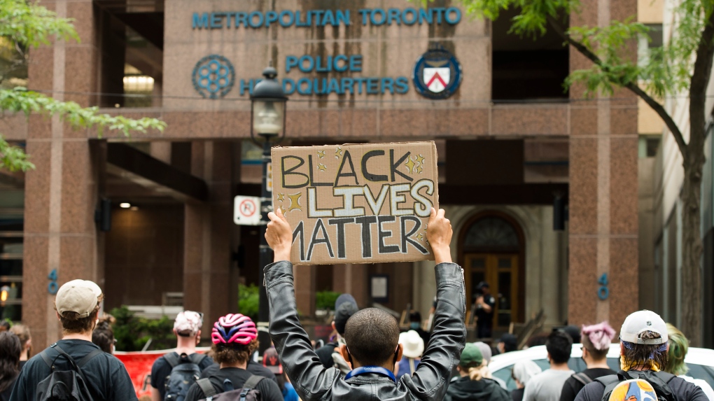BLM protest in Toronto