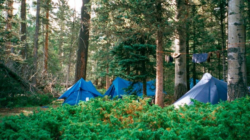 Backcountry campsite