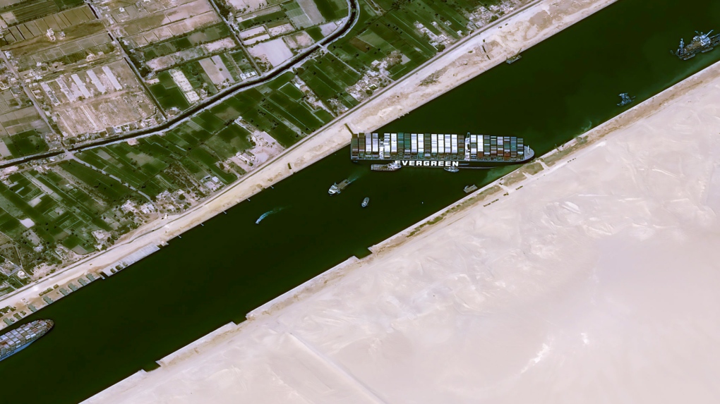 Suez Canal blocked