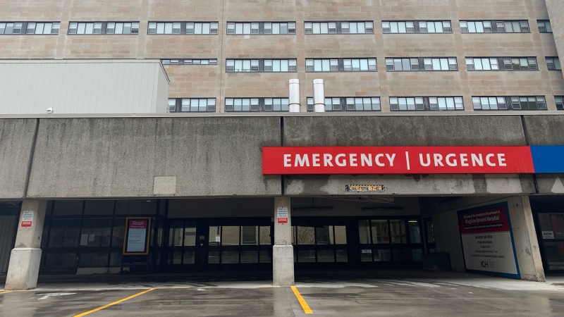 Emergency department of the Kingston General Hospital. (Kimberley Johnson/CTV News Ottawa)
