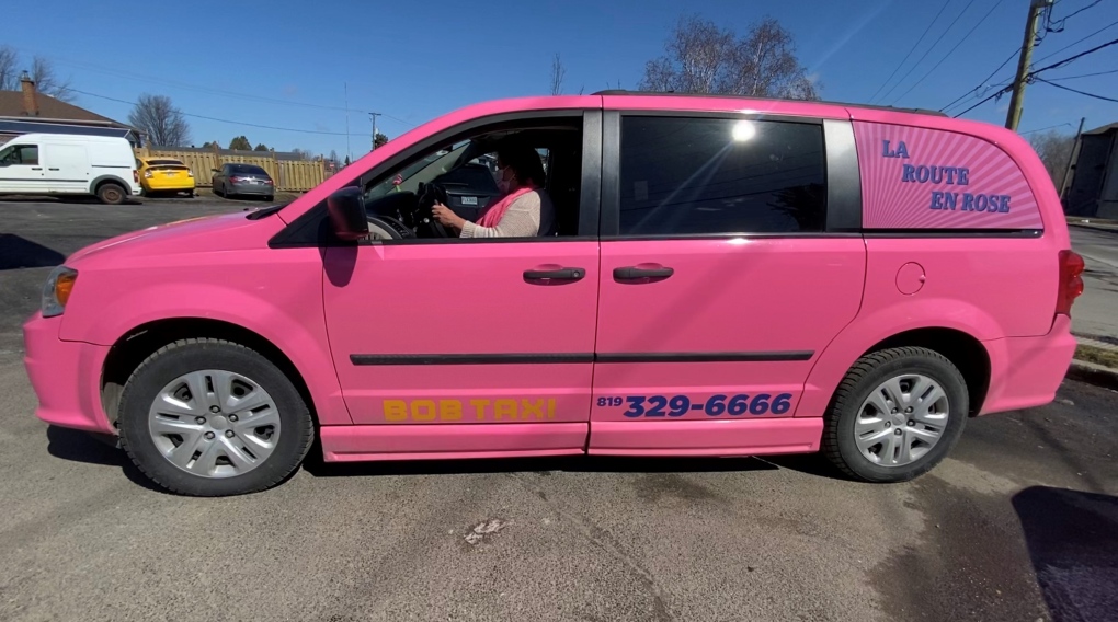 Pink taxi Bob Taxi 