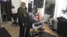 Newly opened BlackMarket Barbershop in downtown Ottawa says constant shutdowns has made breaking even challenging. (Colton Praill/CTV News Ottawa) 