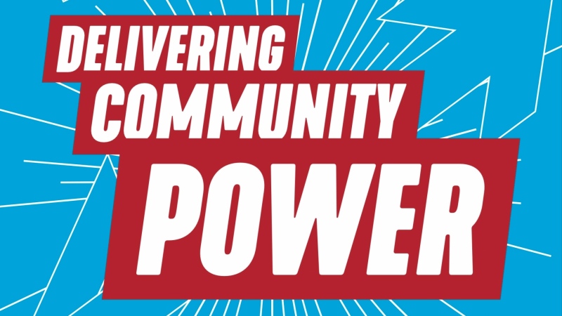 Delivering Community Power campaign. (Courtesy CUPW)