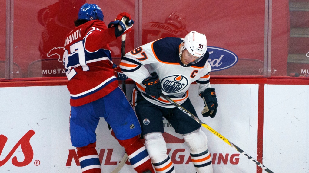 Connor McDavid fined for elbow