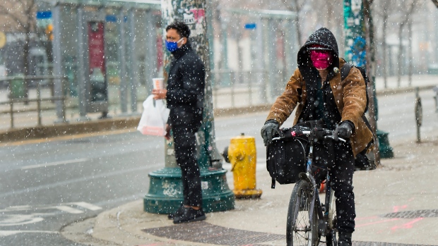 Toronto could see its first snowfall of the season on Sunday