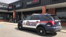 Police respond to a report of a robbery at a telecommunications store (Dan Lauckner / CTV News Kitchener)