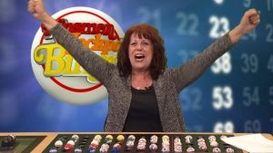 On Saturday evening, Kinsmen Jackpot Bingo called the winning numbers for its record-breaking $3 million pot. (Source: CTV/Kinsmen Jackpot Bingo)