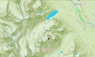 A map showing Haddo Peak near Lake Louise. (Google Maps)