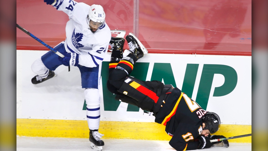 Flames, Leafs, Maple Leafs, Simmonds, Lucic