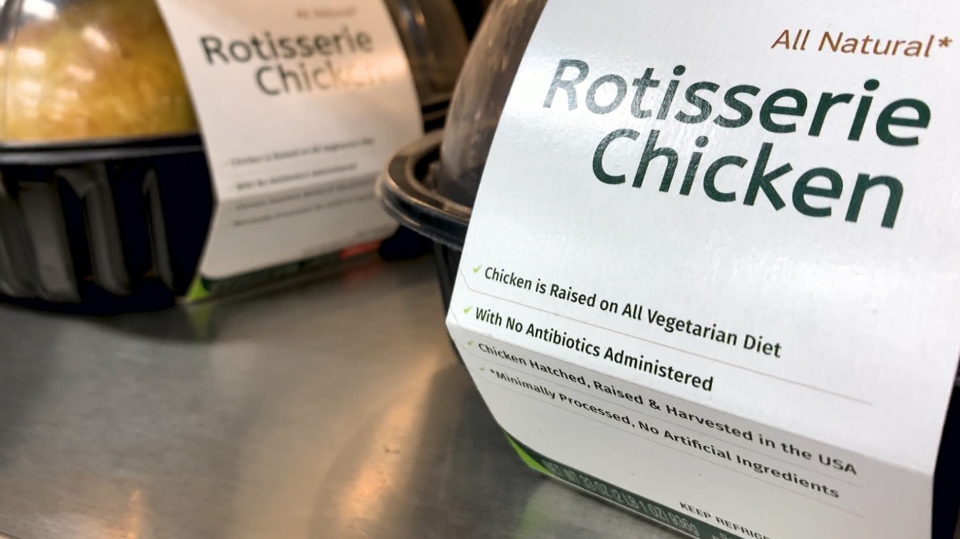 Rotisserie chickens can contain a lot of sodium. 