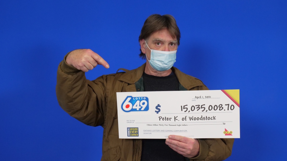 Peter Kinsman lotto win