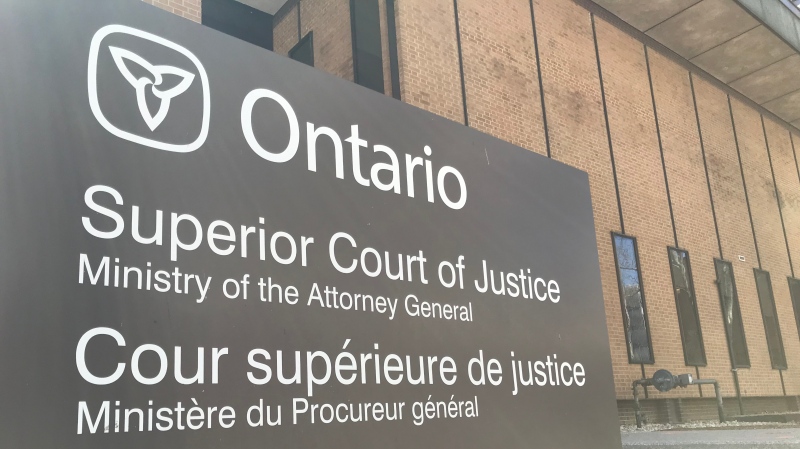 The Superior Court of Justice building in Windsor, Ont is shown in this Apr. 2021 file photo. (Michelle Maluske/CTV News Windsor)