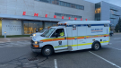 Essex-Windsor EMS transferred two patients from Toronto to hospitals in Windsor, Ont. on Thursday, April 15, 2021. (courtesy Bruce Krauter)