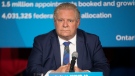 Ontario Premier Doug Ford attends a news conference at the Queens Park Legislature in Toronto on Wednesday, April 7, 2021. THE CANADIAN PRESS/Chris Young