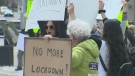 Hundreds turn up for rally in Waterloo