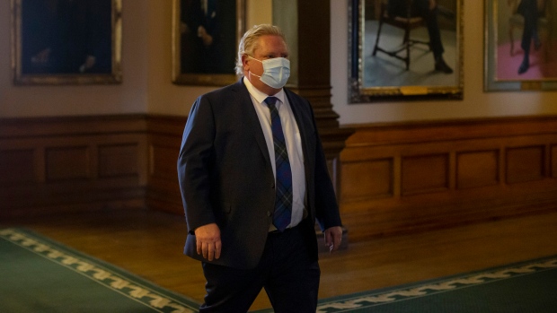 Ontario Premier Doug Ford isolating in Toronto after staffer tests positive for COVID-19