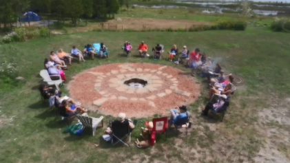 Sacred fire circle