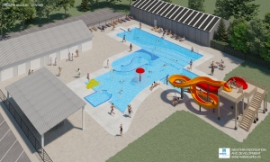 Canora's new aquatic centre is shown in this rendering (Supplied: Town of Canora)