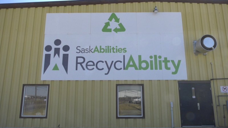 RecyclAbility site on Ball Road in Yorkton (Kaylyn Whibbs/CTV Yorkton)