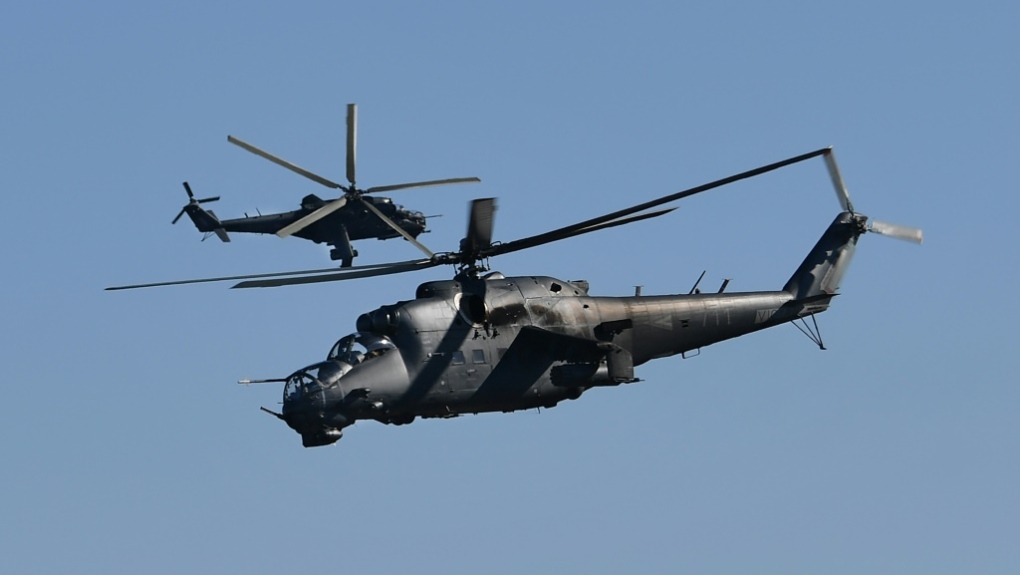 Mi-24 helicopters