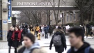 A general view of the Ryerson University campus in Toronto, is seen on January 17, 2019. THE CANADIAN PRESS/Chris Young