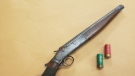 Shotgun seized by London police on Wednesday, April 28, 2021. (LPS supplied)