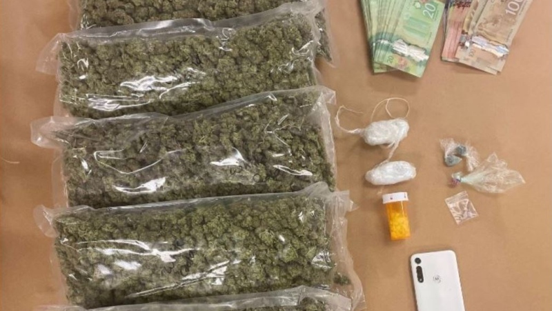 London, Ont. drug bust on May 1, 2021. (London police/Supplied)