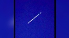 Flashing lights from a SpaceX Starlink satellite were spotted flying over Metro Vancouver on May 4, 2021. 