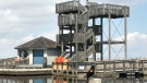 Observation tower at the marsh boardwalk in Point Pelee National Park on Friday, May 7, 2021. (Michelle Maluske / CTV Windsor)