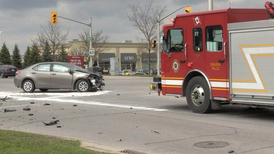 Two Sent To Hospital After South London Crash Ctv News