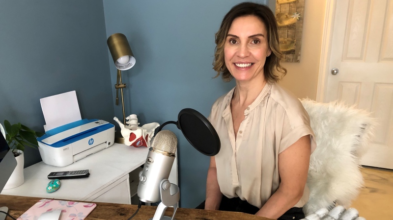 Deborah Herritt Koumoutsidis, host of 'Trnd and Befriend' podcast (Alana Hadadean / CTV News)