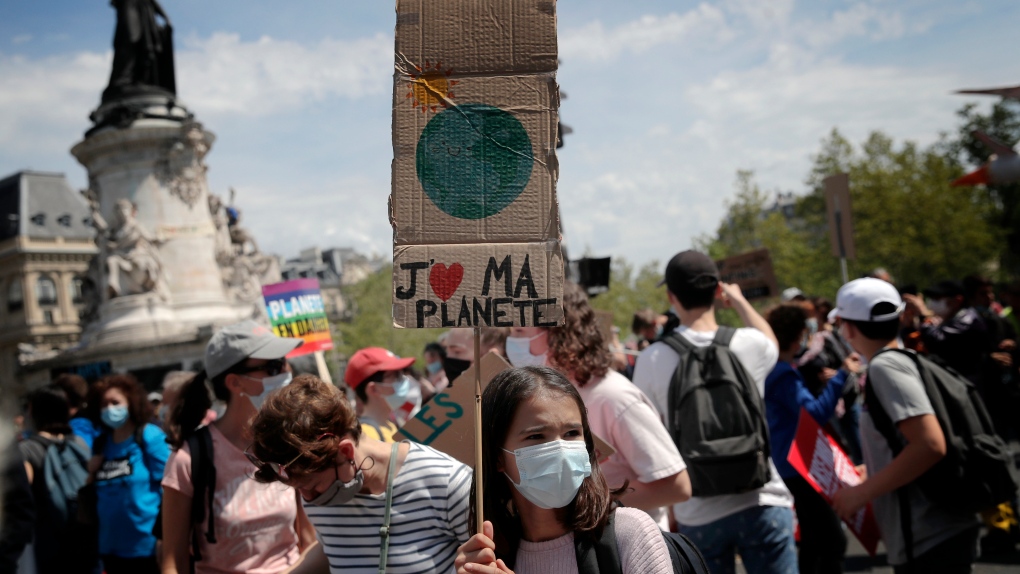 France climate change protest