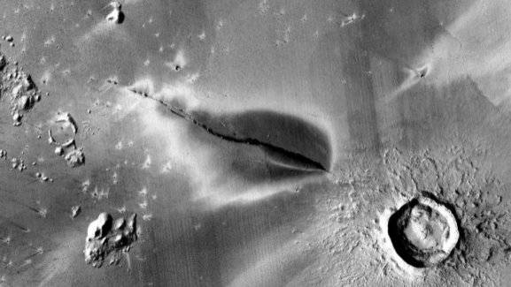 Elysium Planitia region on Mars