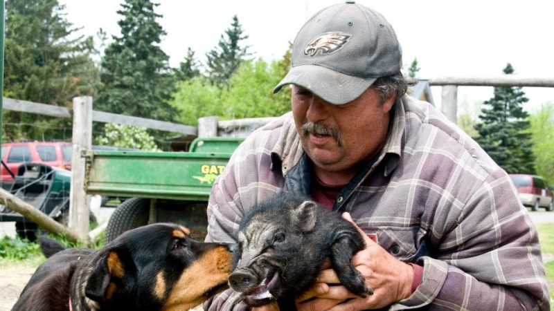 Andy Parent, founder of Big Sky Ranch Animal Sanctuary. (Image courtesy Francine Charbonneau)