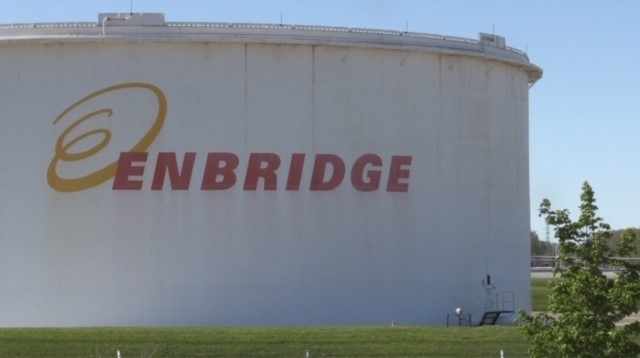 Enbridge in Sarnia, Ont. on May 12, 2021. (Daryl Newcombe/CTV London)